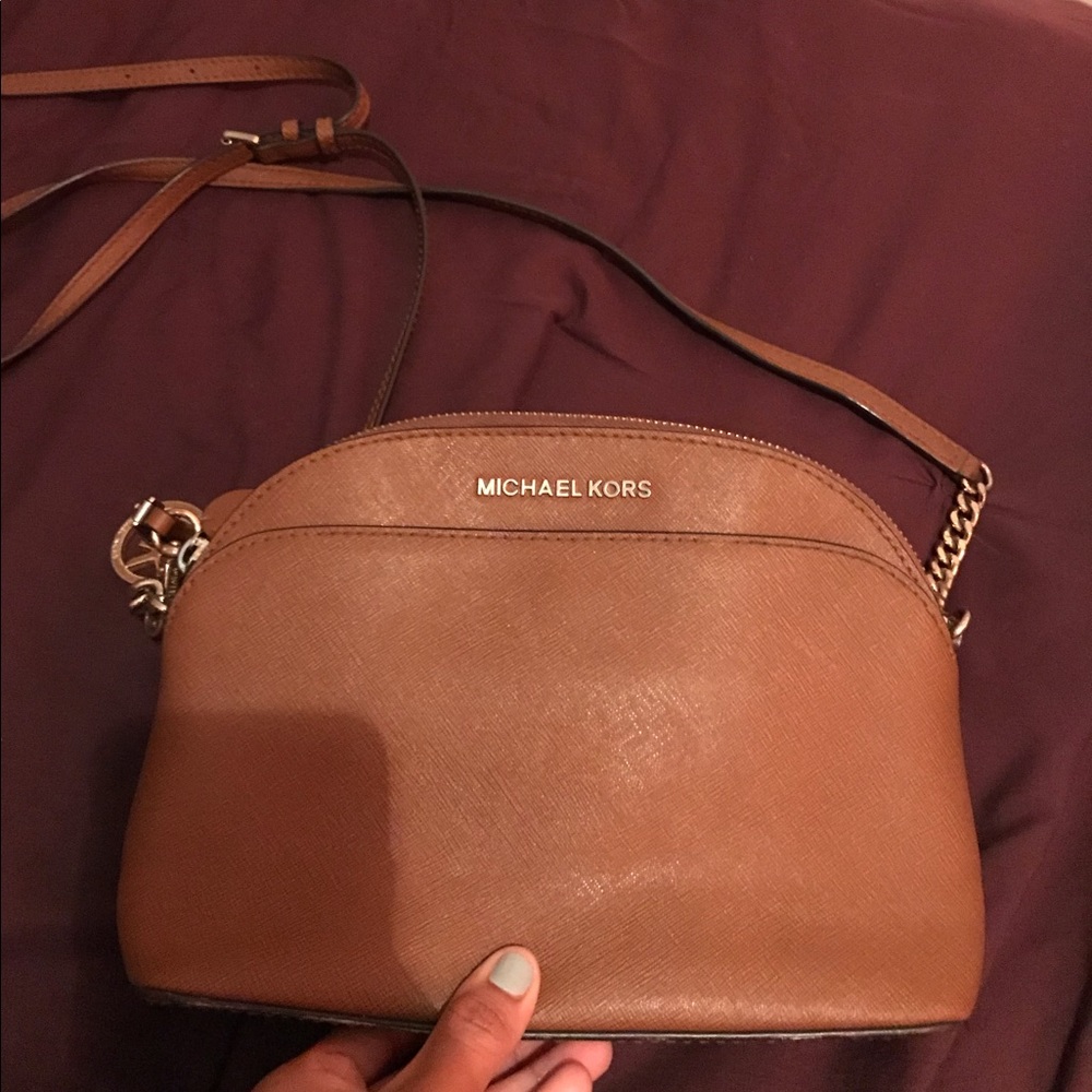 Tan MK crossbag